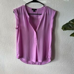 J.crew Size 2 Petite Pink lightweight blouse